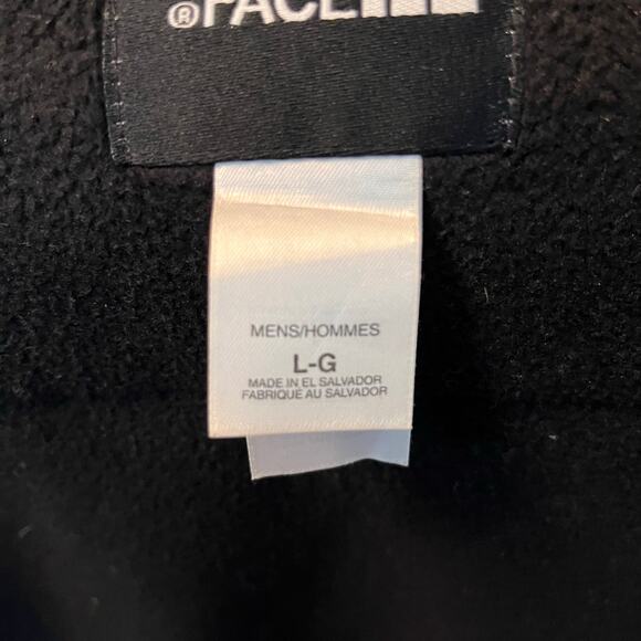 The North Face Men’s Blk/Grey Denali Fleece Jacket Sz L Polartec Full Zip Hiking - Picture 7 of 7